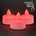 Blank Red LED Tea Light Candle